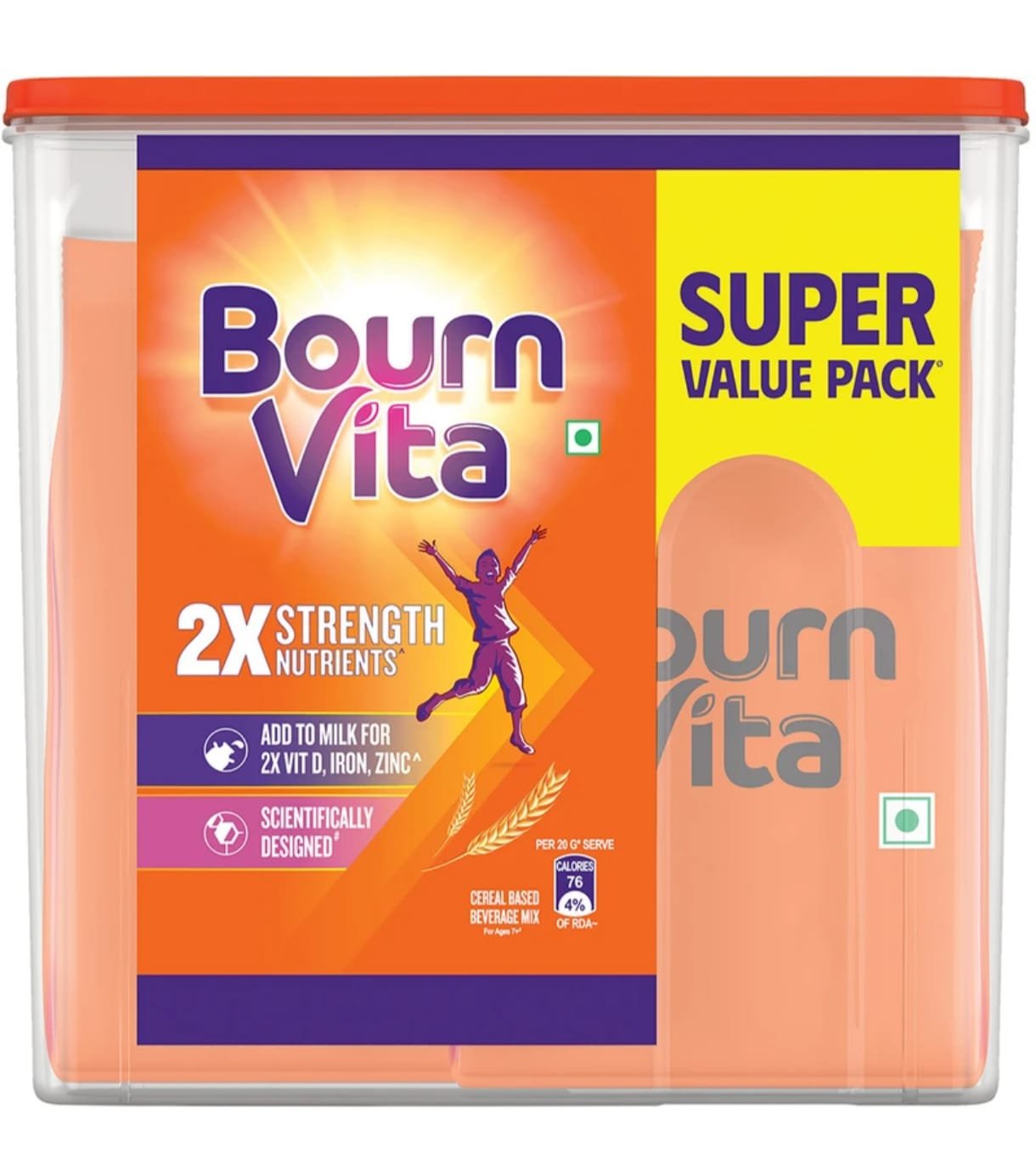 BOURNVITA  Chocolate - Nutrition Drink (1.5 kg) container