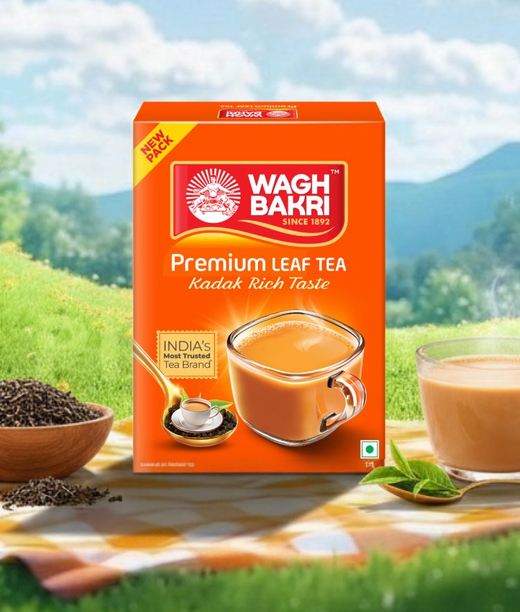 Wagh Bakri Premium Tea | Black | Assam Blend | Kadak Chai | Aromatic Chai Patti | Rich & Bold Flavour | Lingering Taste & Kesari Golden Hue | Loose Leaf Tea | 250 g
