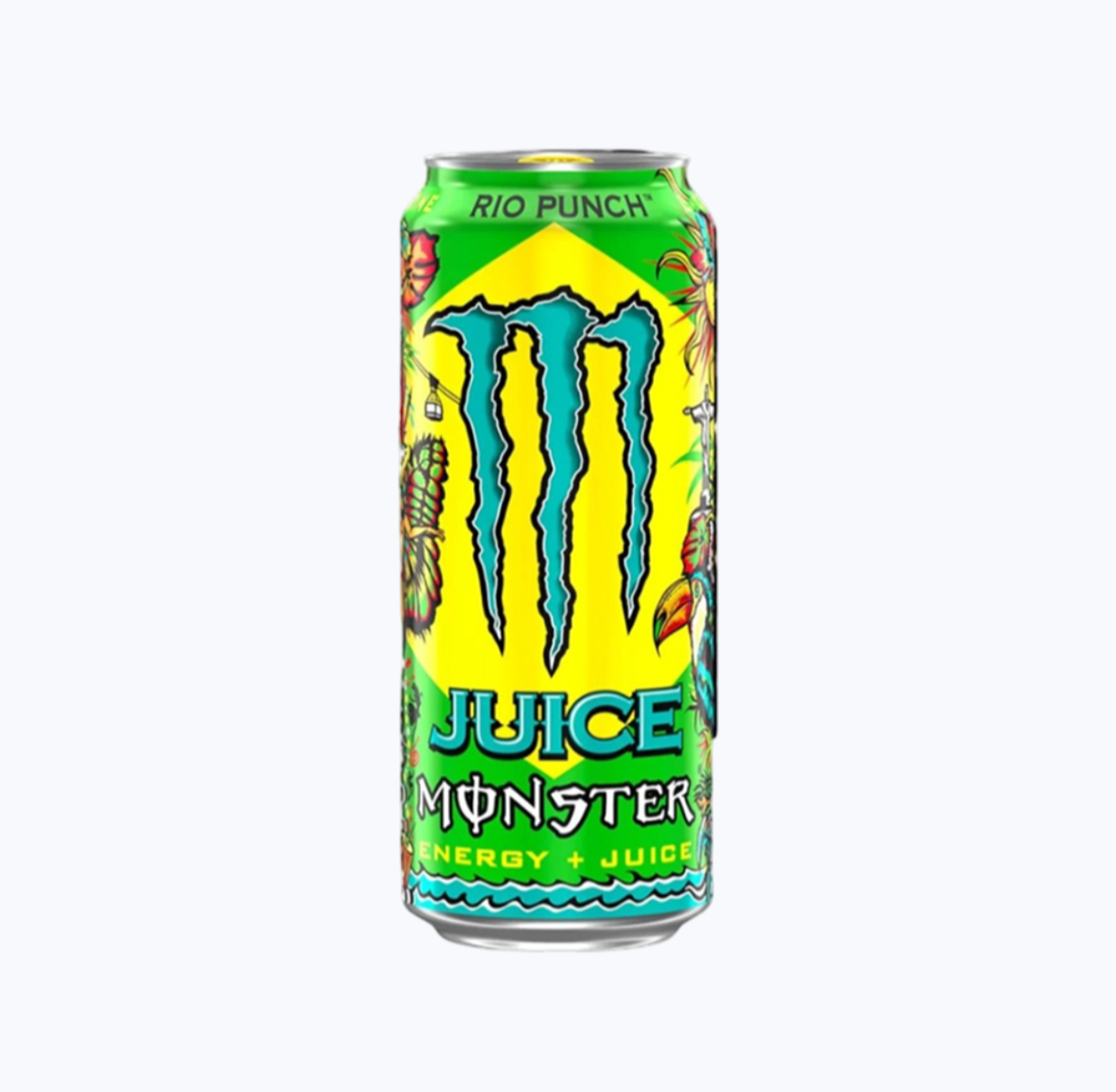 Monster Juice Rio Punch Energy Drink, Tropical Fruit Blend with Taurine & B-Vitamins, Refreshing Boost of Energy & Exotic Flavor, 500ml (From united kingdom)