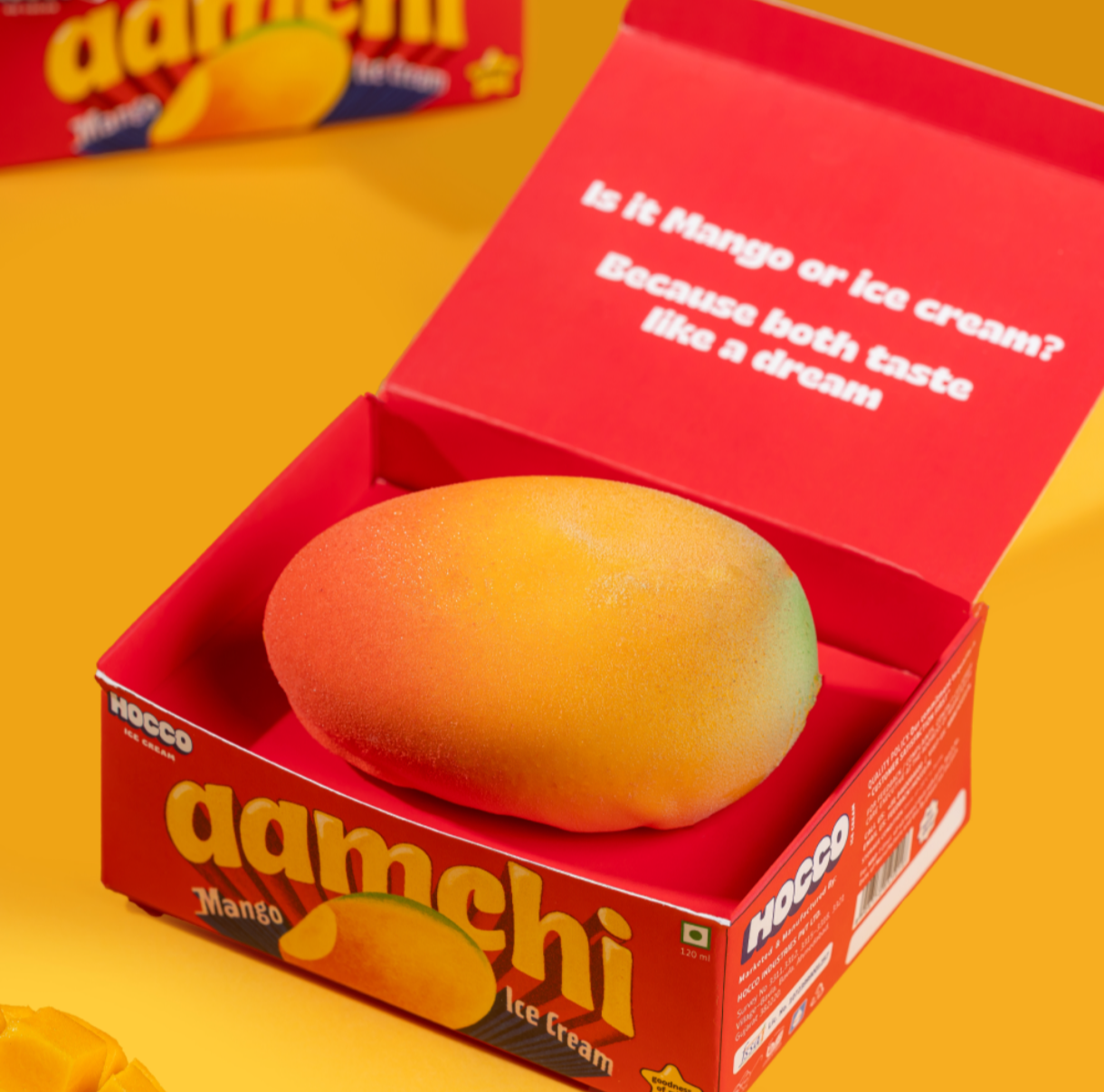 Hocco Aamchi Mango Ice Cream Cup 120ml