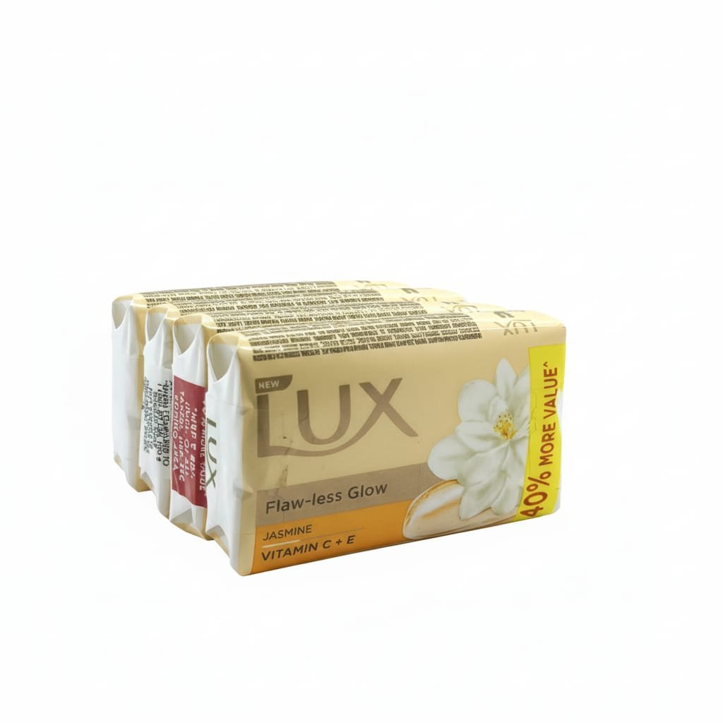 Lux Jasmine & Vitamin E Beauty Soap Pack 4