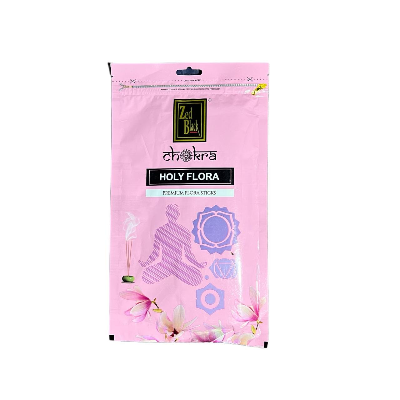 Zed Black Chakra Holy Flora Agarbatti