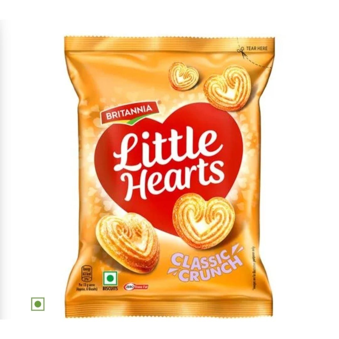 Britannia Little Heart Clasic Crunch 70g