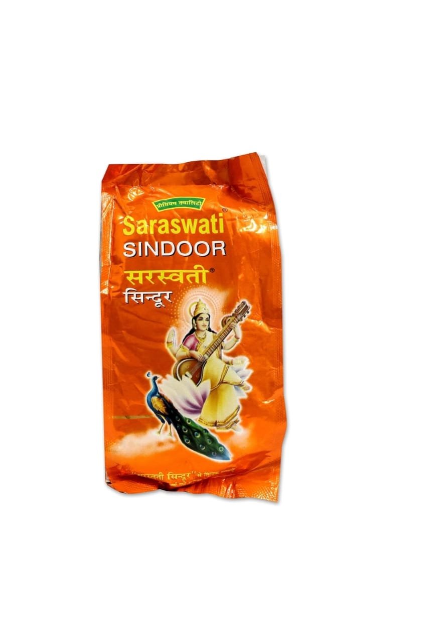 Saraswati Natural Hanuman Sindoor, Hanuman Sindoor, Hanuman Sindur, Orange Sindoor, Bajrangbali Sindoor, Hanuman Ka Chola, Pooja Orange Sindoor, Sindoor Powder For Pooja, Orange Pooja Powder 25gm, 